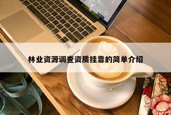 林業資源調查資質掛靠的簡單介紹