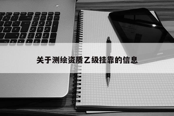 關于測繪資質乙級掛靠的信息
