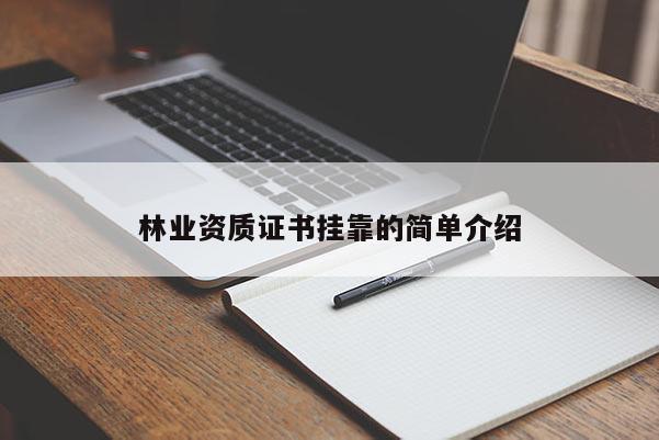 林業資質證書掛靠的簡單介紹
