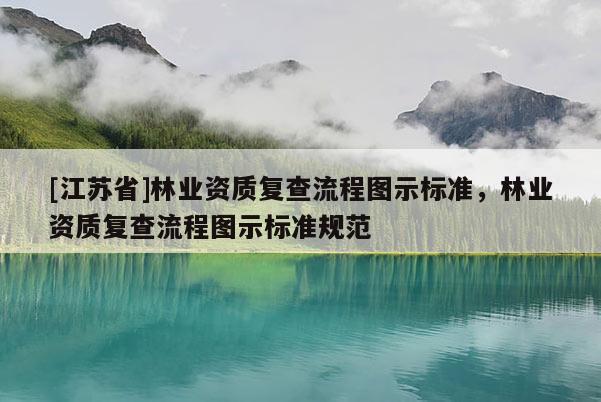 [江蘇省]林業資質復查流程圖示標準，林業資質復查流程圖示標準規范