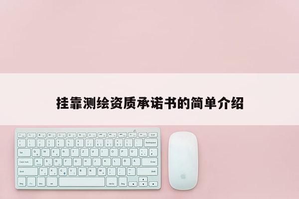 掛靠測繪資質承諾書的簡單介紹